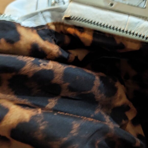 White Leather Bag B Makowsky Very Nice & Chic - Picture 7 of 8